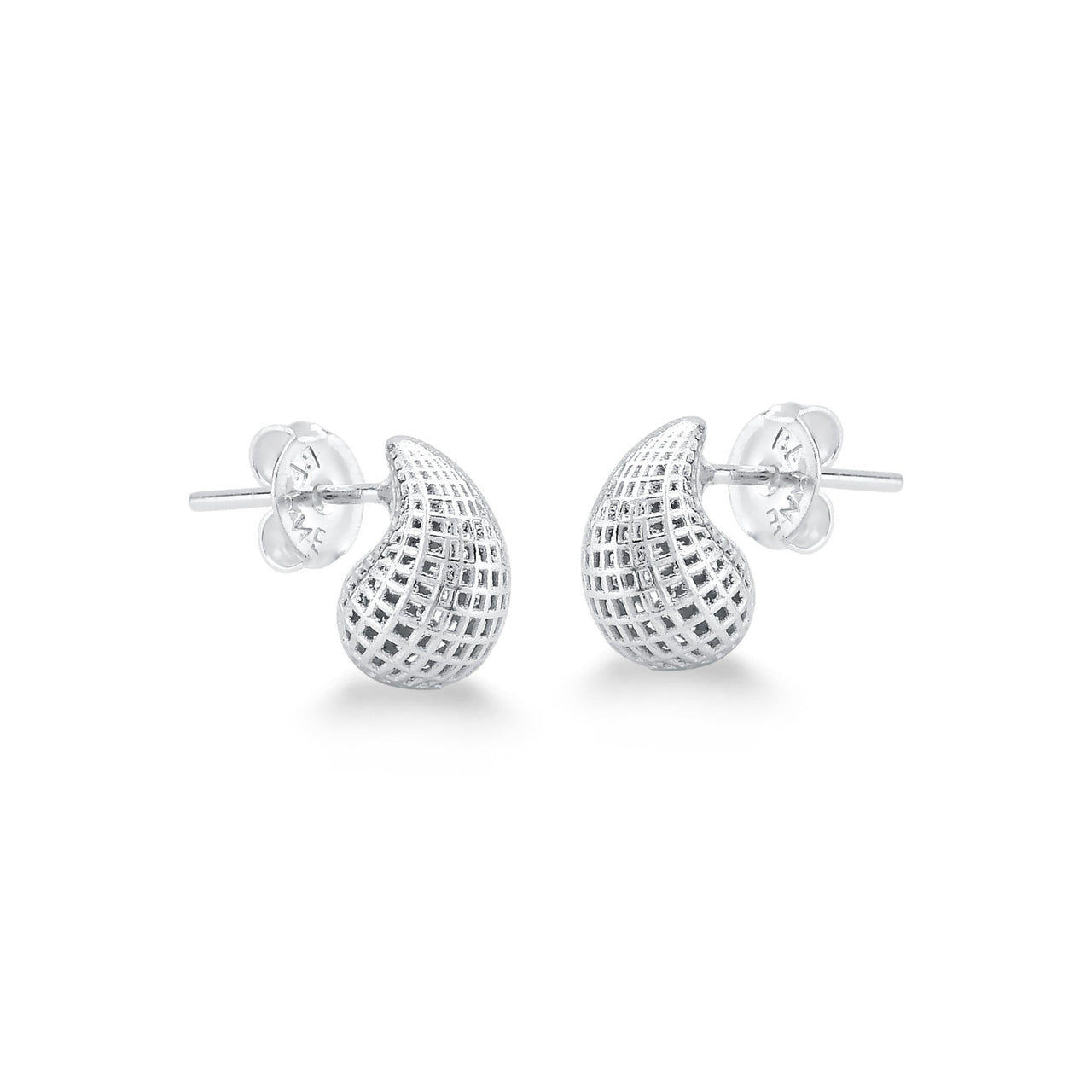 BRINCO DE PRATA 925 GOTA VAZADA MINI