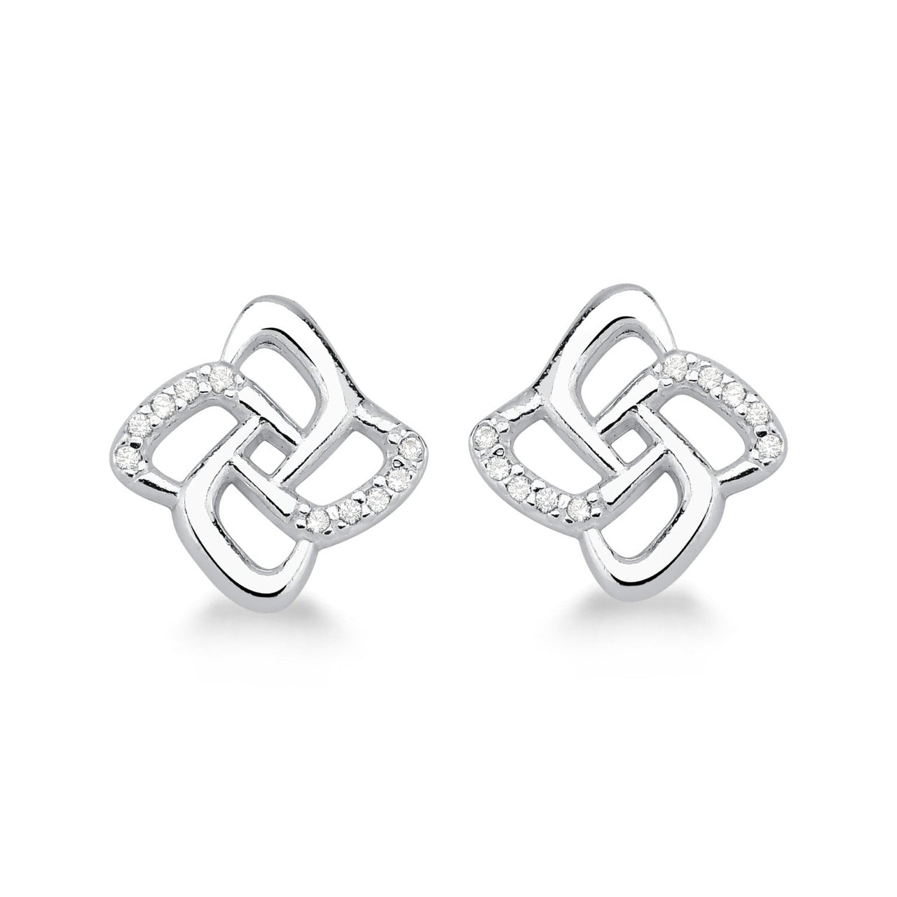 BRINCO DE PRATA 925 ELOS GEOMETRICOS