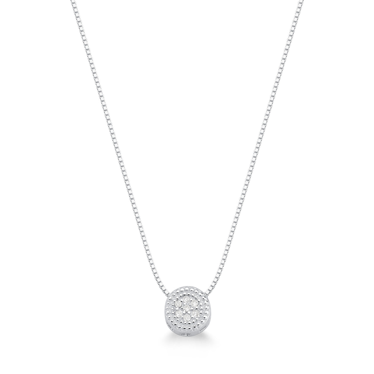 COLAR DE PRATA 925 40 CM PONTO DE LUZ MICRO ZIRCONIA