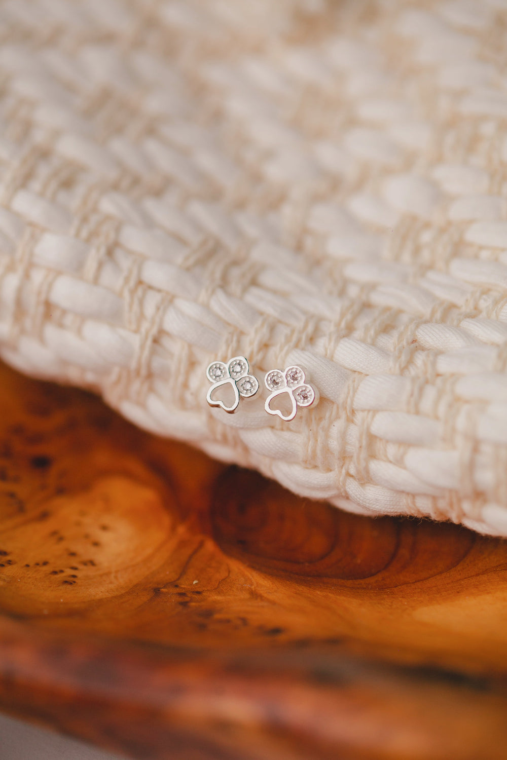 BRINCO DE PRATA 925 PATINHA COM ZIRCONIA
